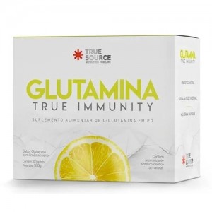 Glutamina True Immunity de Limão Siciliano (30 Sachês 6g) - TRUE Source