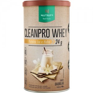 Clean Pro Whey Proteina Iso e Hidro  - 450g