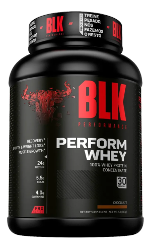 Perform Whey Protein 100% Concentrado 907g - BLK Perfomance