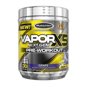 Vapor X5 Next Gen (30 doses) Pré Treino - sabor Uva - MuscleTech