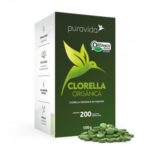 Clorella Premium 500mg 200 Tabletes - Pura Vida