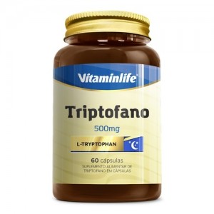 Triptofano 500mg 60 Cápsulas Vitaminlife
