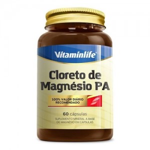 Cloreto de Magnésio P.A. - Vitaminlife - 60 capsulas