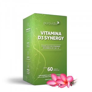 Vitamina D3 Synergy  60 Caps - Pura Vida