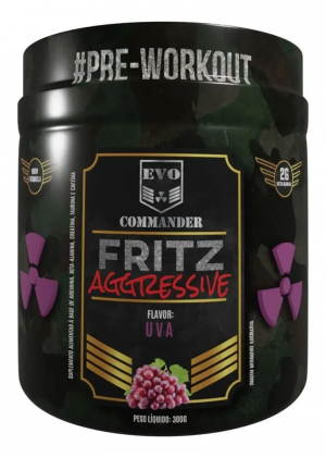 Pré Treino Fritz Agressive 300g -  Evorox Nutrtition