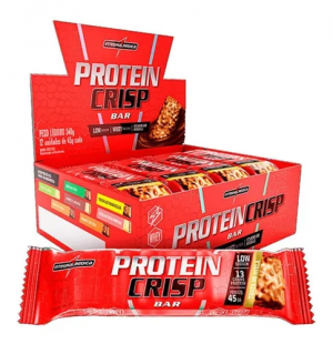Barras Integralmédica Protein Crisp Bar Caixa de 540g (12 unidades)