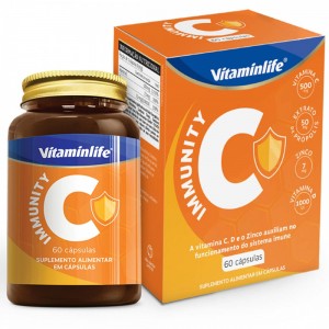 Immunity C - 60 Capsulas - Vitaminlife