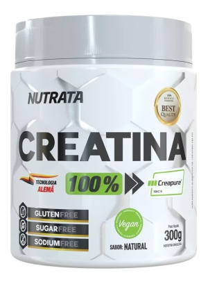 Creatina Creapure Pura 300g  - Nutrata