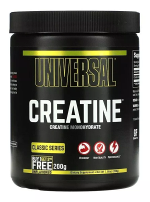 Combo 2x Creatina Monohidratada (200g + 200g) – Universal