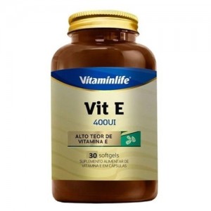 Vit E 400Ui - 30 Softgels - Vitaminlife