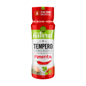 TEMPERO ZERO SÓDIO PIMENTA (50G) - SS NATURAL