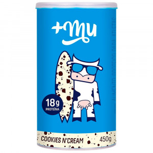 Pote Whey Protein Concentrado Cookies & Cream 450g - Mais Mu