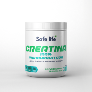 CREATINA PURA MONOHIDRATADA 300G – SAFE LIFE NUTRITION