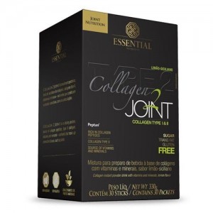Colágeno Collagen 2 Joint Sabor Neutro Essential Nutrition 30 Sachês - 270g