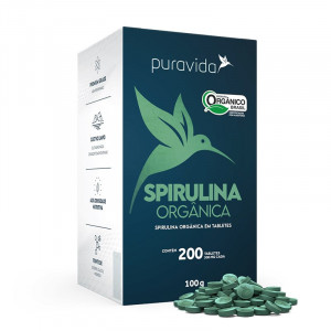 Spirulina Premium 200 Tabletes-  Pura Vida