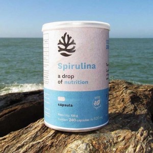 Spirulina 240 capsulas de 520mg - Ocean Drop