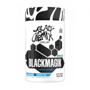 Pré Treino sem Cafeína Black Magik - sabor Artic Ice (450g)