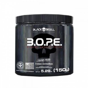 Pré-treino Bope 150g - Caveira Preta - Black Skull