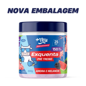 Pré Treino Exquenta 500g Muke + Palatinose e Cafeína – Mais Mu