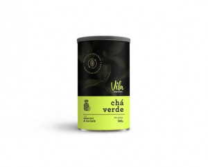 Chá Verde sabor Abacaxi Hortela 250g - Vila Alimentos