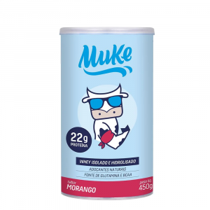 Whey Protein Vegetal - Morango 450g - Mais Mu