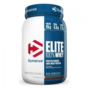 Elite 100% Whey Protein - Dymatize Nutrition - (2lbs/907g)