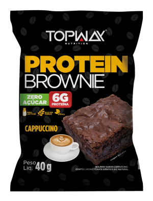 Brownie Proteico – Caixa c/10 unidades 40g - Topway