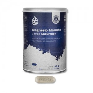 Magnésio Marinho 120 Caps de 400 Mg - Ocean Drop