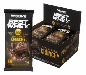 Best Whey Chocolate Proteico Crunchy 25g  - Atlhetica Nutrition
