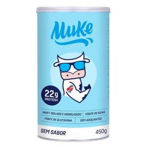 Whey Isolado e Hidrolisado (sem sabor) 450g -  Mais Mu