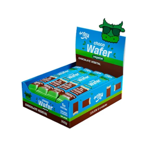 Wheyfer 12 Unidades Wafer Proteina Vegetal Mais + Mu