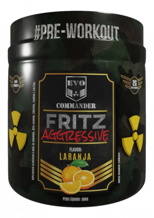 Pré Treino Fritz Agressive 300g -  Evorox Nutrtition