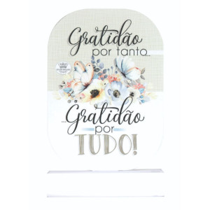MADEIRINHA GRATIDÃO POR TANTO...20X12
