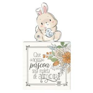 PLACA DE MESA QUE NOSSA PÁSCOA SEJA REPLETA...19X10