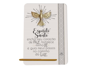 PLACA DE MESA ESPIRITO SANTO 20X15