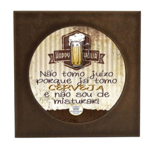 PORTA-COPO RESINADO NÃO TOMO JUÍZO...10,5X10,5