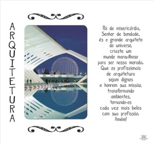 PORTA-RETRATO PROFISSÕES ARQUITETURA 23X24