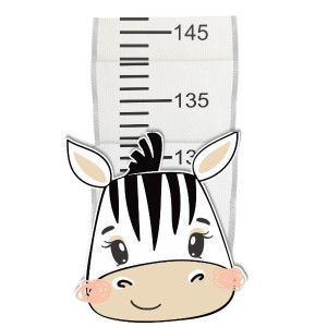RÉGUA DE CRESCIMENTO ZEBRA...ZOOO 118X13