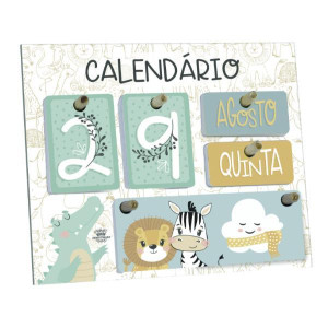 CALENDÁRIO PERMANENTE...ZOO 18X22