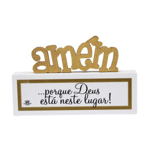 MADEIRINHA AMÉM...REAL 12X19X3