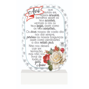 MADEIRINHA ORAÇÃO DA AVÓ 20X12