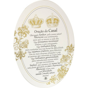 QUADRO ORAÇÃO DO CASAL...ARABESCO 34X23