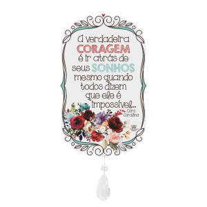 MÓBILE DE PAREDE A VERDADEIRA CORAGEM... CACTOS 25X15