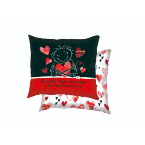 ALMOFADA O MELHOR LUGAR DO MUNDO... 22x24,5