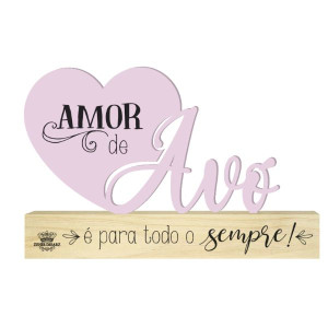 ENFEITE DE MESA AMOR DE AVÓ...BRISA 11X17X4,5