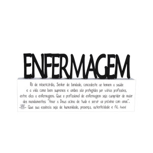 MADEIRINHA PROFISSÕES ENFERMAGEM 9X18,5