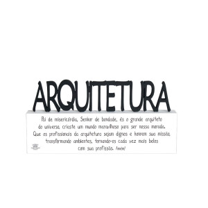 MADEIRINHA PROFISSÕES ARQUITETURA 9X18,5