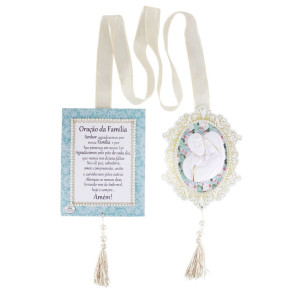 ESCAPULÁRIO DE PORTA ORAÇÃO DA FAMÍLIA 18X14