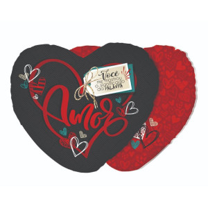 ALMOFADA CORAÇÃO VOCÊ ME MOSTROU O SIGNIFICADO...29X25