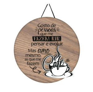 QUADRO COM APLIQUE GOSTO DE PESSOAS QUE...MEMÓRIA 21,5X21,5